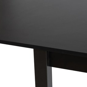 JAKS Rozkladací stôl 80 - 160cm Max čierny  2/2