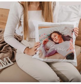 Vankúš s vlastnou fotkou 40x40 cm EMI