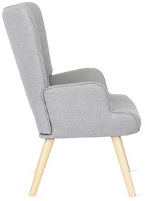 PROXIMA.store - Moderné kreslo LOZANO 2 FARBA: sivá