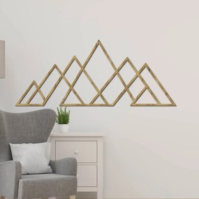 Drevený nástenný obraz geometrické hory | APALATU: HDF - Javor 70 x 31 cm 4559-102097 HDF0512