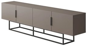 Sivo-béžový TV stolík 200x55 cm Titan – Marckeric