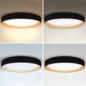 Brilagi - stmievateľné stropné svietidlo LARIOS LED/72W/230V, čierne, priemer 59 cm + diaľkové ovládanie