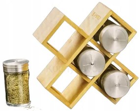 AMBITION bambusový organizér na korenie, 1 ks