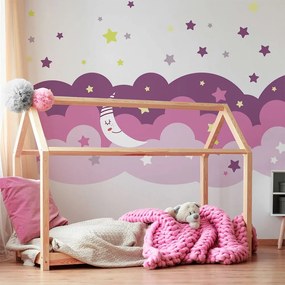 Nástenná samolepka Ambiance Scandinavian Clouds Starry Sky