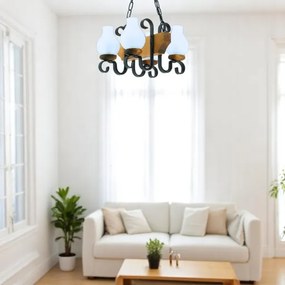 Brilagi - Luster na reťazi QUEEN 4xE14/40W/230V buk