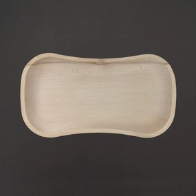 AMADEA Drevený servírovací podnos, masívne drevo, 30 cm