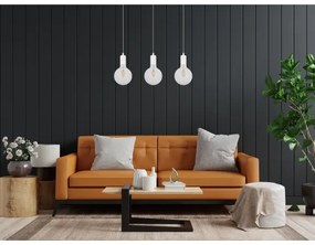 Luster na lanku MIROS 3xE27/60W/230V biela