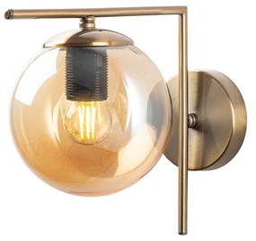 Nástenná lampa Starožitná I zlatá