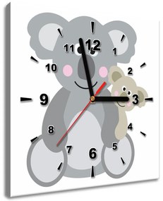 Gario Obraz s hodinami Koala Rozmery: 30 x 30 cm
