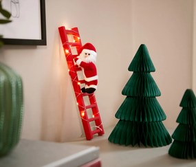 Súprava vianočných ozdôb so svetelnou reťazou s LED