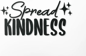 drevko Drevená nálepka Spread kindness Rozmer obrazu: 20,5 x 42,5 cm, Farba dekorácie: Čierna
