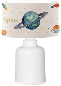 Detská lampička CANDY 1xE27/40W/230V biela/pestrofarebná