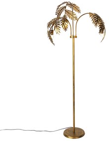 Inteligentná stojaca lampa zlatá 193 cm 3-svetlá vrátane 3 Wifi P45 - Botanica