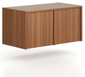 Nadstavba pre skrine FRAME, 2x dvere, 872 x 450 x 427 mm, zámok PUSH-lock, orech