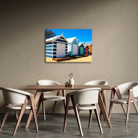 Obraz - Pláž Brighton, Melbourne, Austrália (70x50 cm)