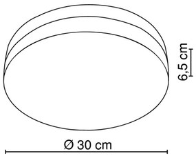 GLOBO 48403 - Stropné svietidlo OPAL 3xE27/60W/230V