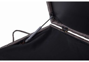 Hnedý záhradný úložný box Patras – Garden Pleasure