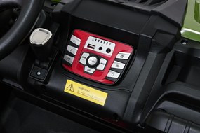 Ramiz Elektrická bugina Gravity pre deti zelená + pohon 4x4 + diaľkové ovládanie