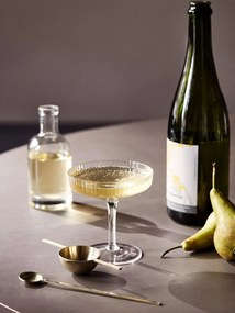 Ferm Living Poháre na šampanské Ripple 150 ml – sada 2 ks