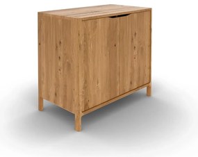 Skrinka z dubového dreva v prírodnej farbe 95x80 cm Twig – The Beds