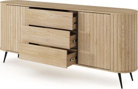 Komoda Luvio 196 cm so zásuvkami - dub cremona