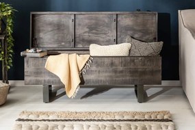 Konferenčný stolík - truhlica Unity Loft 115 cm sivé mango
