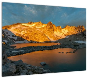 Obraz vysokohorskej krajiny (70x50 cm)