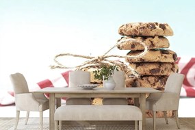 Samolepiaca fototapeta americké cookies sušienky - 150x100