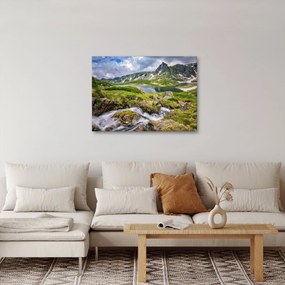 Obraz - Pohľad na horu Rila (70x50 cm)