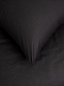 Bavlnená obliečka na vankúš Renforcé 70 × 90 cm - Jasmine čierna