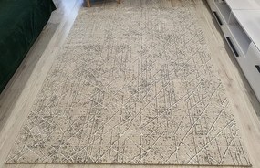 HU Béžový moderný koberec Artiste 23241-CREAM Rozmer: 140x190 cm