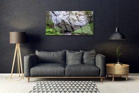 Obraz na akrylátovom skle Hora jaskyňa príroda 100x50 cm