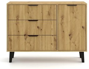 Komoda Sacar 1 (dub artisan). Akcia -20%. Vlastná spoľahlivá doprava až k Vám domov. 1132773
