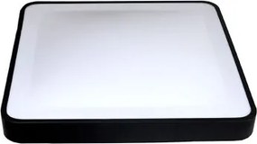 LED stropné svietidlo so snímačom WILTON LED/24W/230V 4000K 33x33 cm čierna