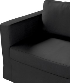 Poťah na sedačku Karlstad (nerozkladací, 2-miestny, dlhý) farba produktu čierna látka zapletaná