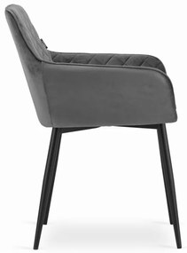 Jedálenská stolička NOLA sivá