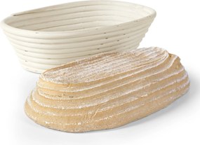 Oválna ošatka na kysnutie cesta