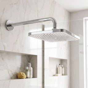 Rea Rea, obdĺžniková dažďová sprcha 380x210 mm, JS-032, chrómová, REA-P0392