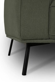 Tmavozelená ženilková rohová pohovka (pravý roh/do L) Amsterdam – Scandic