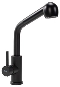 Rea Troy, stojanková kuchynská batéria 34 cm, čierna matná, REA-B6300