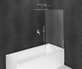 Polysan Polysan, MODULAR SHOWER vaňová zástena 800x1500mm, číre sklo, BMS1-80