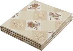 PVC obrus BELLISA 120x140 cm, béžový