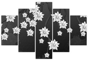Obraz - Kvety na vetvách (150x105 cm)
