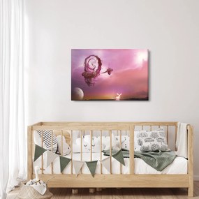 Obraz - Víla na plávajúcom ostrove (90x60 cm)