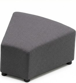 Sedačka LEA, trojuholník, tmavo sivá