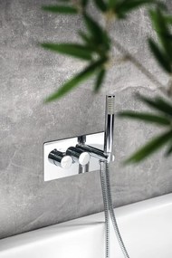 Sapho Sapho, RHAPSODY nástenná vaňová batéria, otočné ramienko, chróm, 5586
