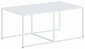 Konferenčný stolík Verde dvojitý - 102 cm | biely