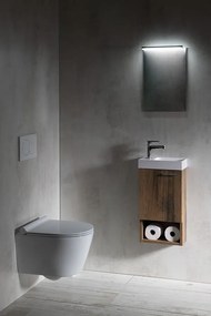 Sapho Sapho, LATUS X umývadlová skrinka 39,4x50x22cm, dub strieborný, LT110-1111