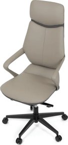 Kancelárska stolička sivá KA-T8426 GREY