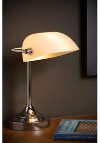 Lucide 17504/01/11 - Stolná lampa BANKER 1xE14/40W/230V